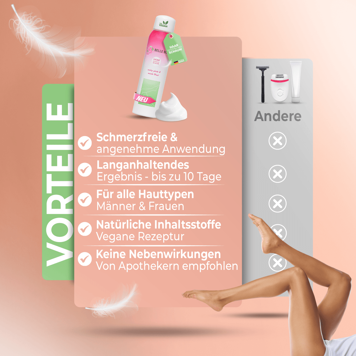 Belle Body Mousse Épilatoire Intime